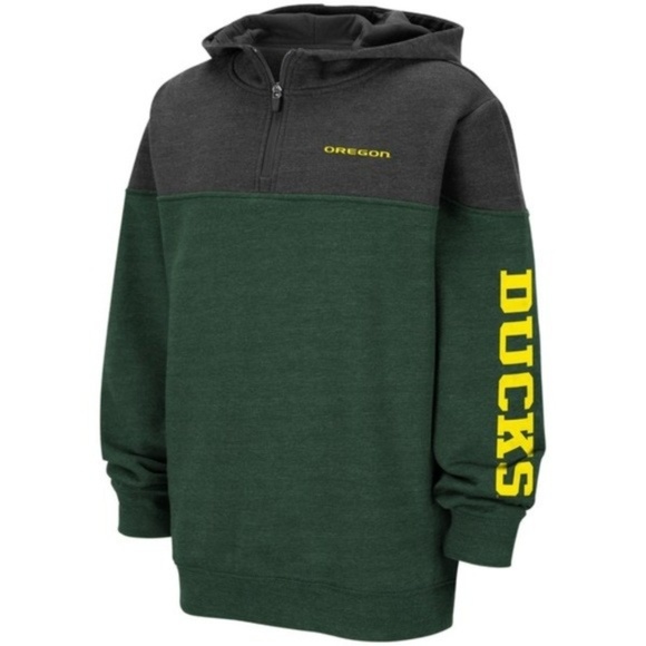 Colosseum Other - Oregon Ducks Fleece Quarter-zip Pullover